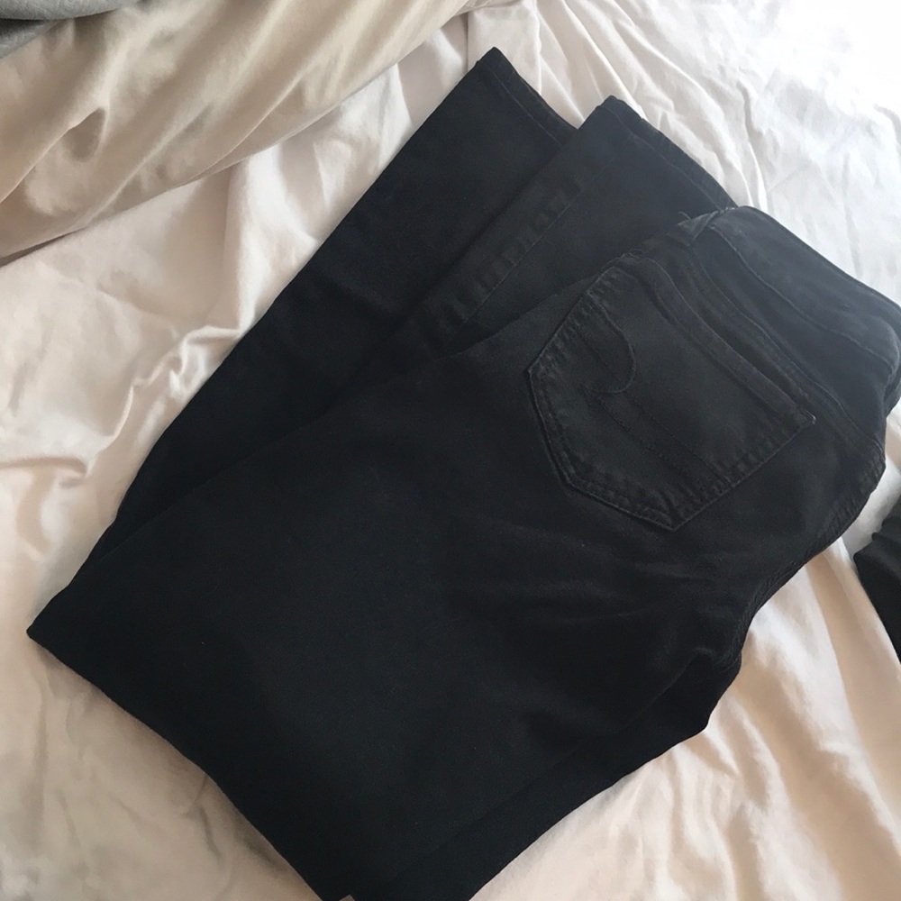 American eagle super stretch black legging 0short
